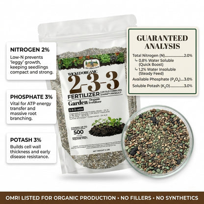 Wicked Organics 2-3-3 Fertilizer
