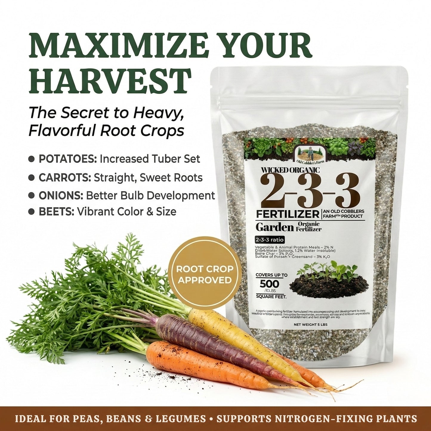 Wicked Organics 2-3-3 Fertilizer
