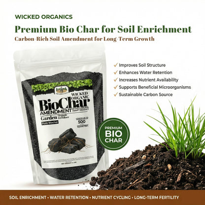 Wicked Organics Bio Char Fertilizer