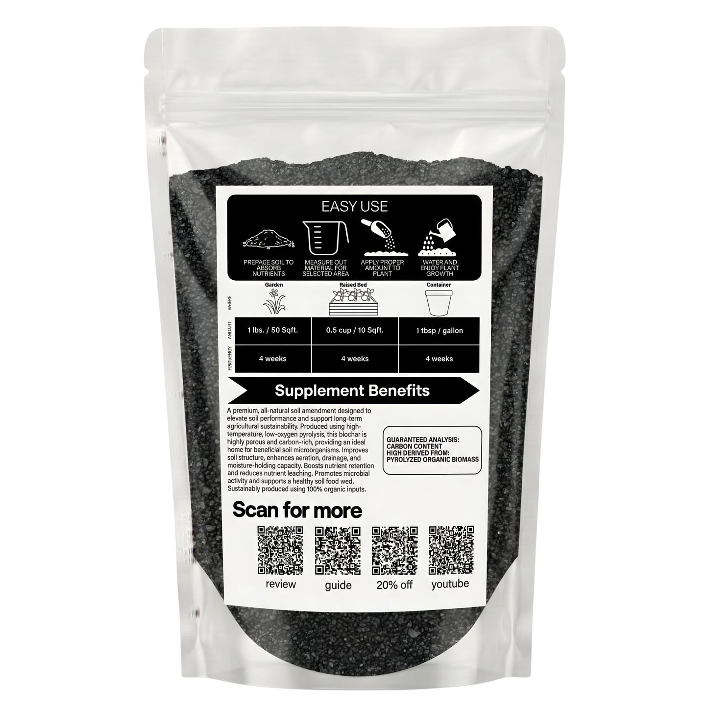 Wicked Organics Bio Char Fertilizer