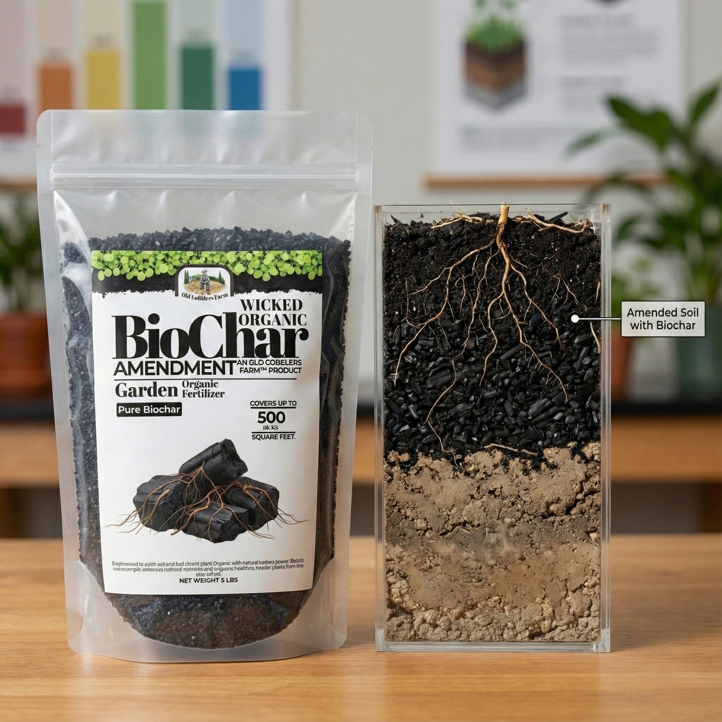Wicked Organics Bio Char Fertilizer