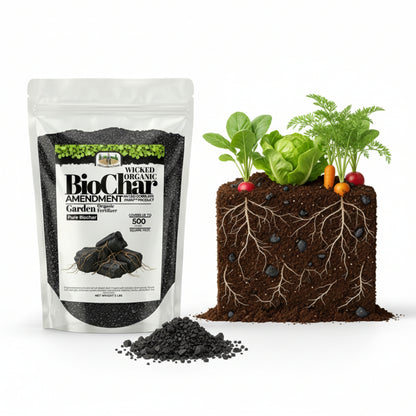 Wicked Organics Bio Char Fertilizer