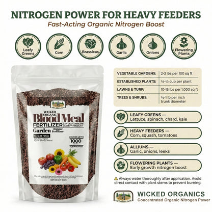 Wicked Organics Blood Meal Fertilizer