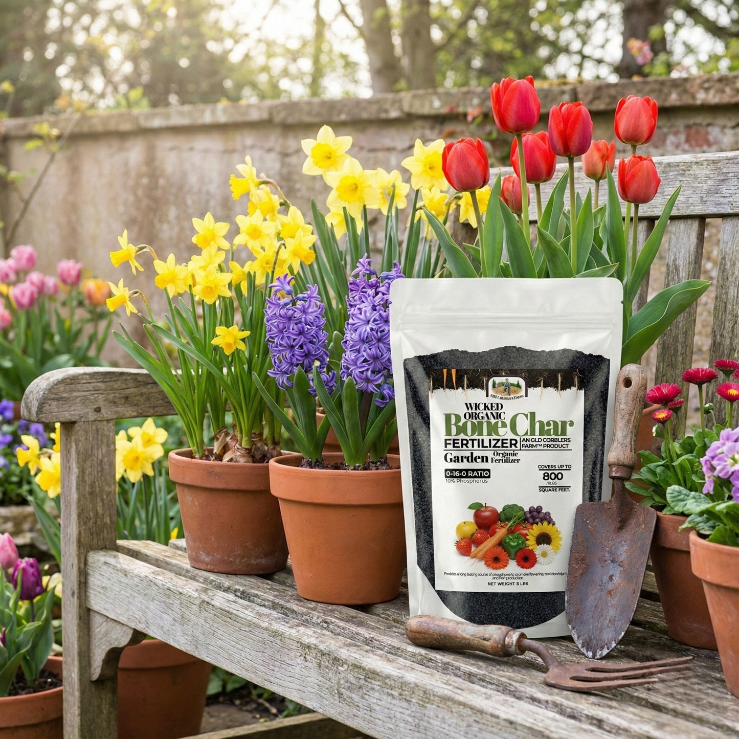 Wicked Organics Bone Char Fertilizer