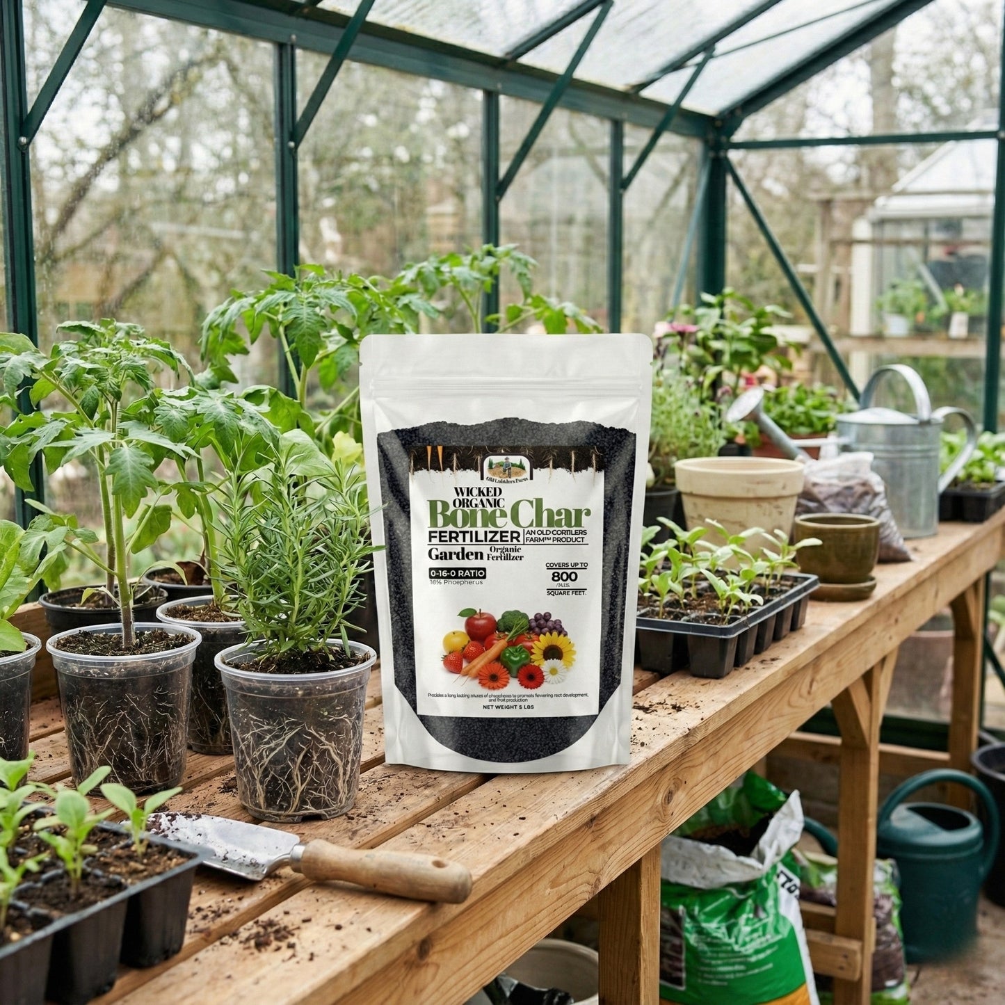 Wicked Organics Bone Char Fertilizer