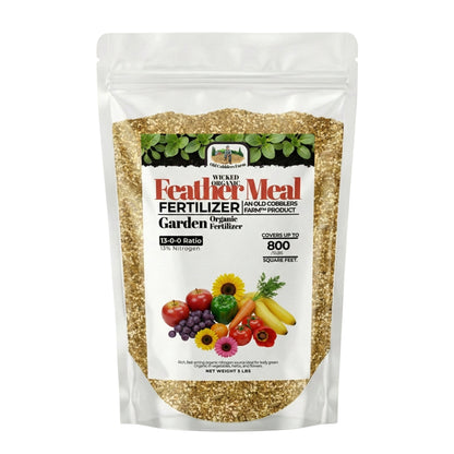 Wicked Organics Feather Meal Fertilizer