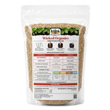 Wicked Organics Feather Meal Fertilizer