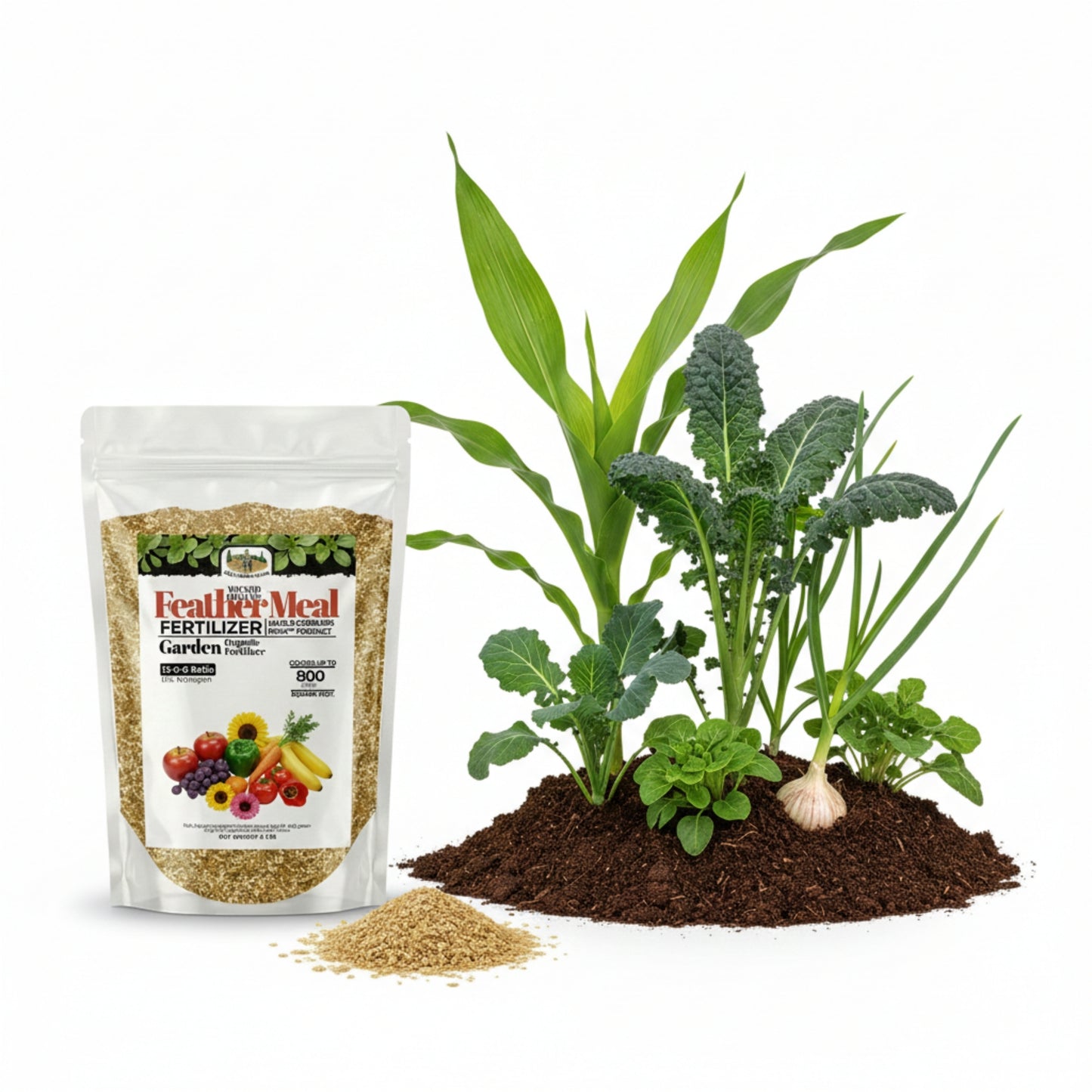 Wicked Organics Feather Meal Fertilizer