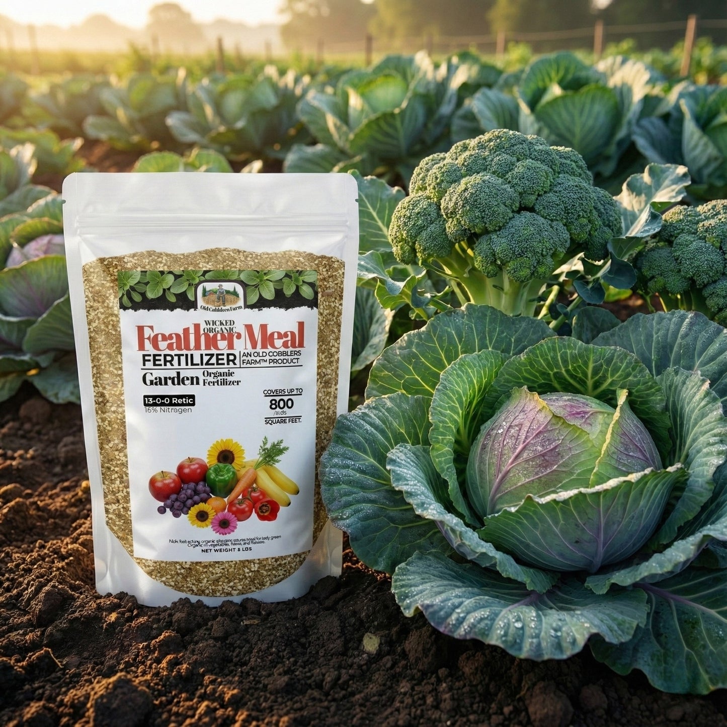 Wicked Organics Feather Meal Fertilizer