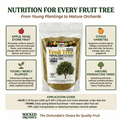 Wicked Organic Fruit Tree Fertilizer