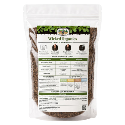 Wicked Organics Kelp Meal Fertilizer