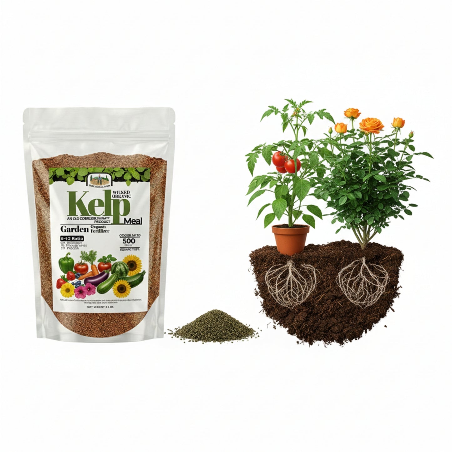 Wicked Organics Kelp Meal Fertilizer
