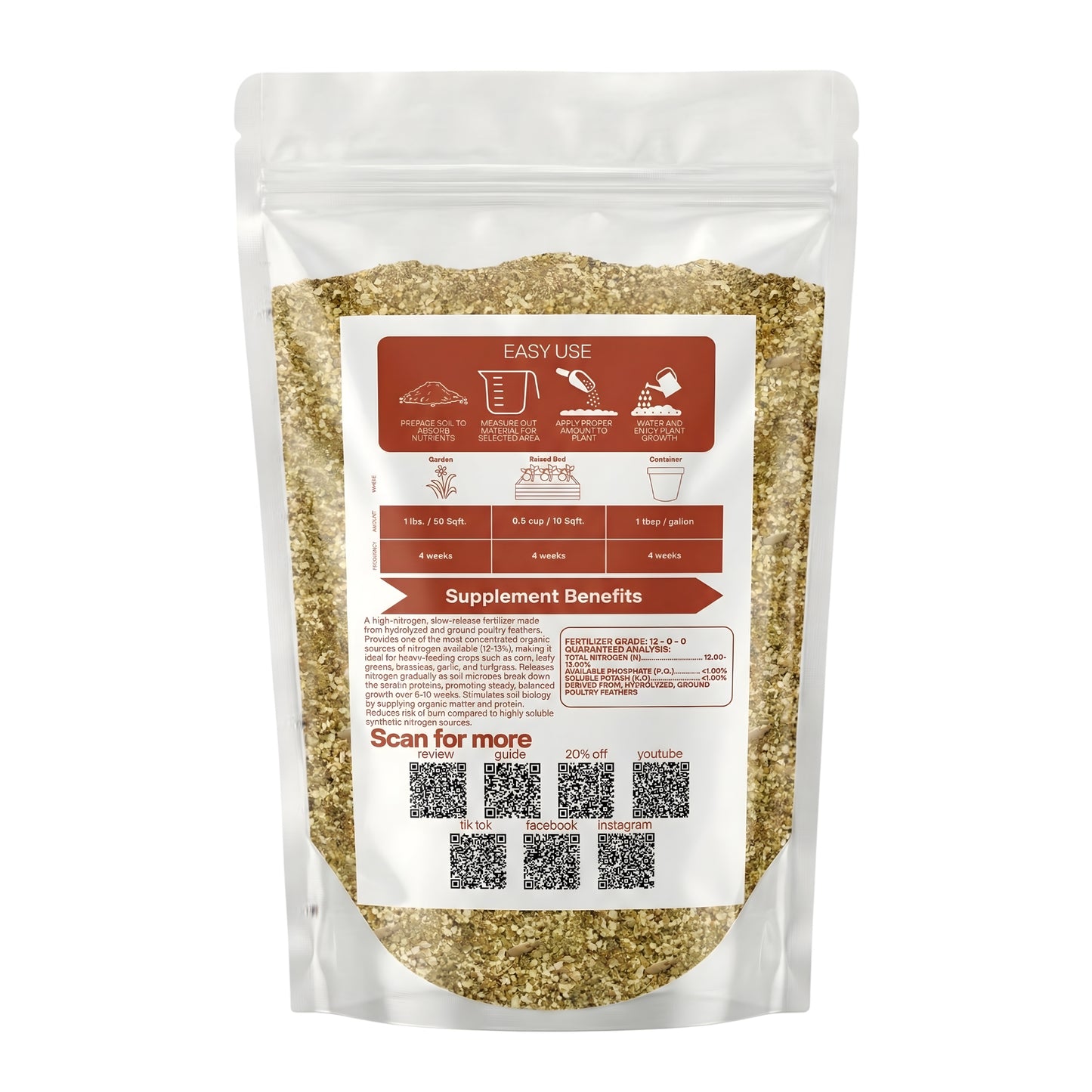 Wicked Organics Kelp Meal Fertilizer