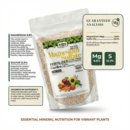 Wicked Organics Magnesium Sulfate Fertilizer