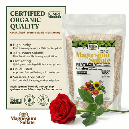Wicked Organics Magnesium Sulfate Fertilizer