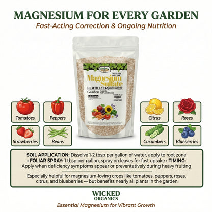 Wicked Organics Magnesium Sulfate Fertilizer