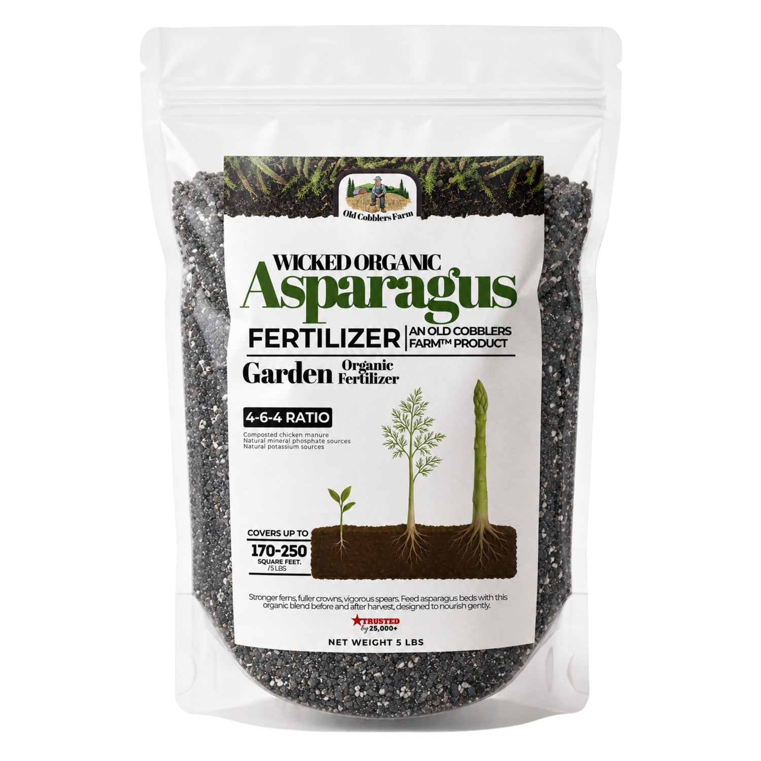 Wicked Organics Asparagus Fertilizer - Old Cobblers Farm