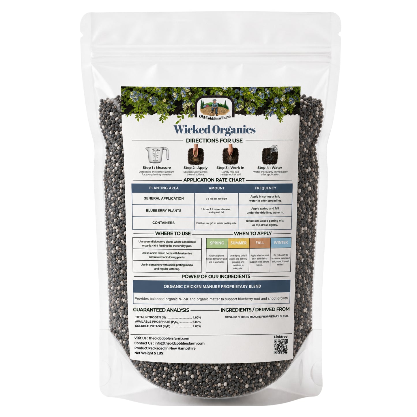 Wicked Organic Blueberry Fertilizer