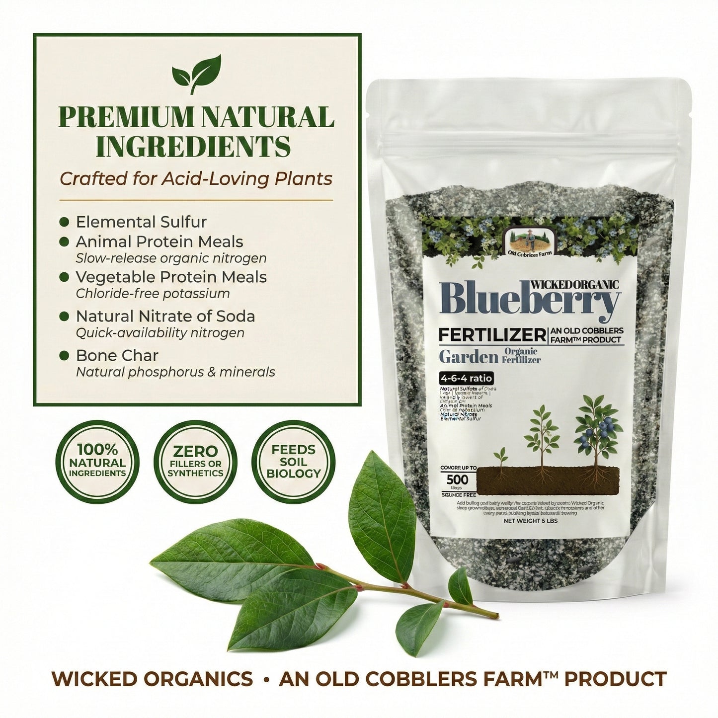 Wicked Organic Blueberry Fertilizer