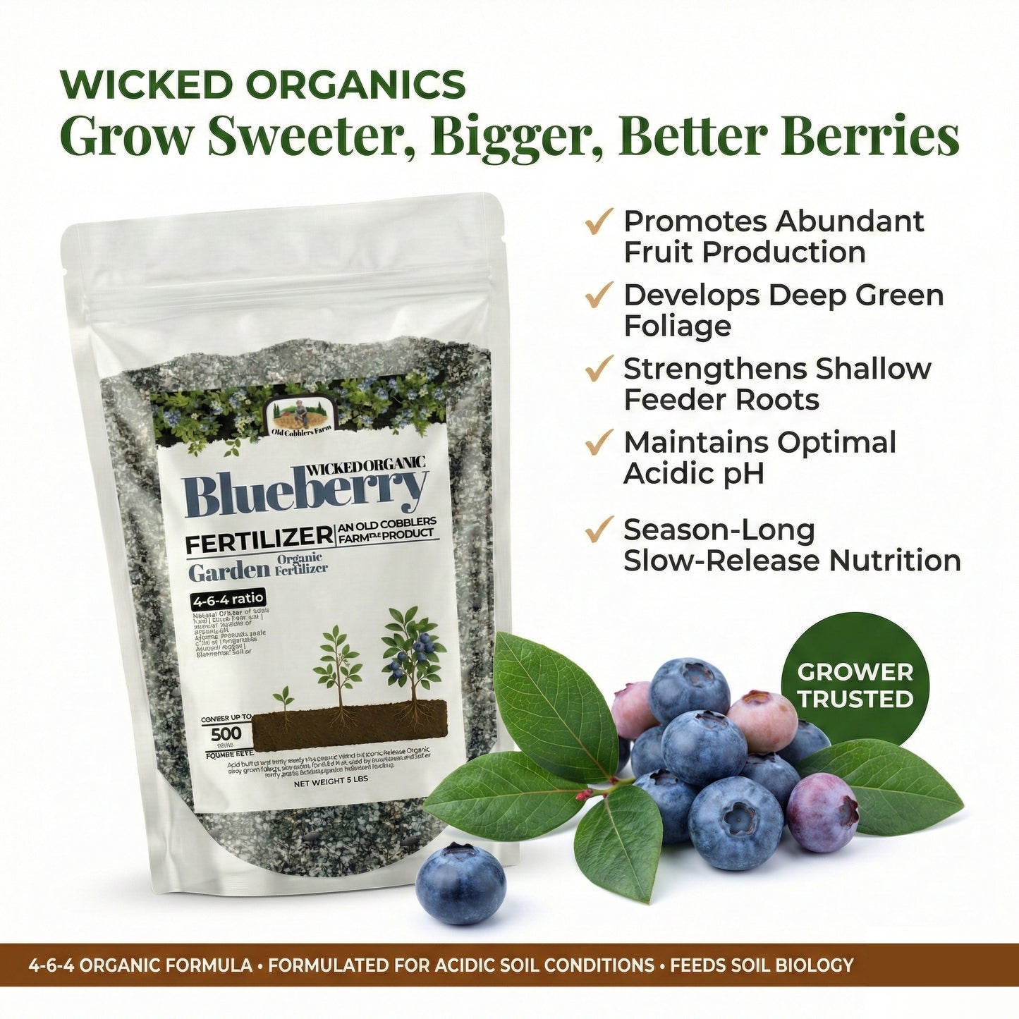 Wicked Organic Blueberry Fertilizer