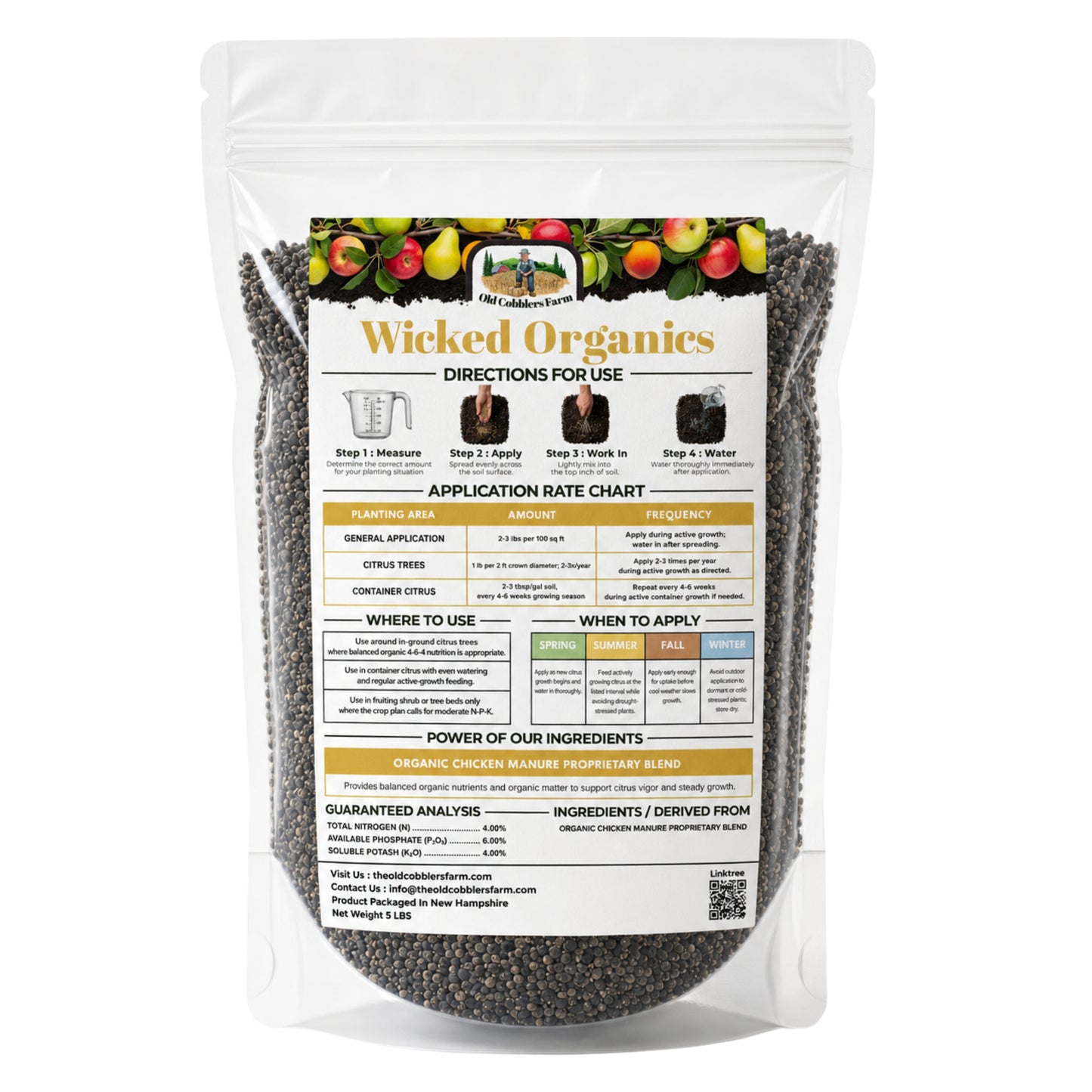 Wicked Organic Citrus Fertilizer