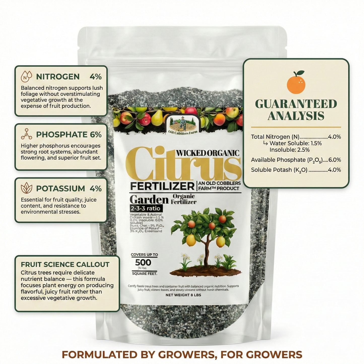 Wicked Organic Citrus Fertilizer