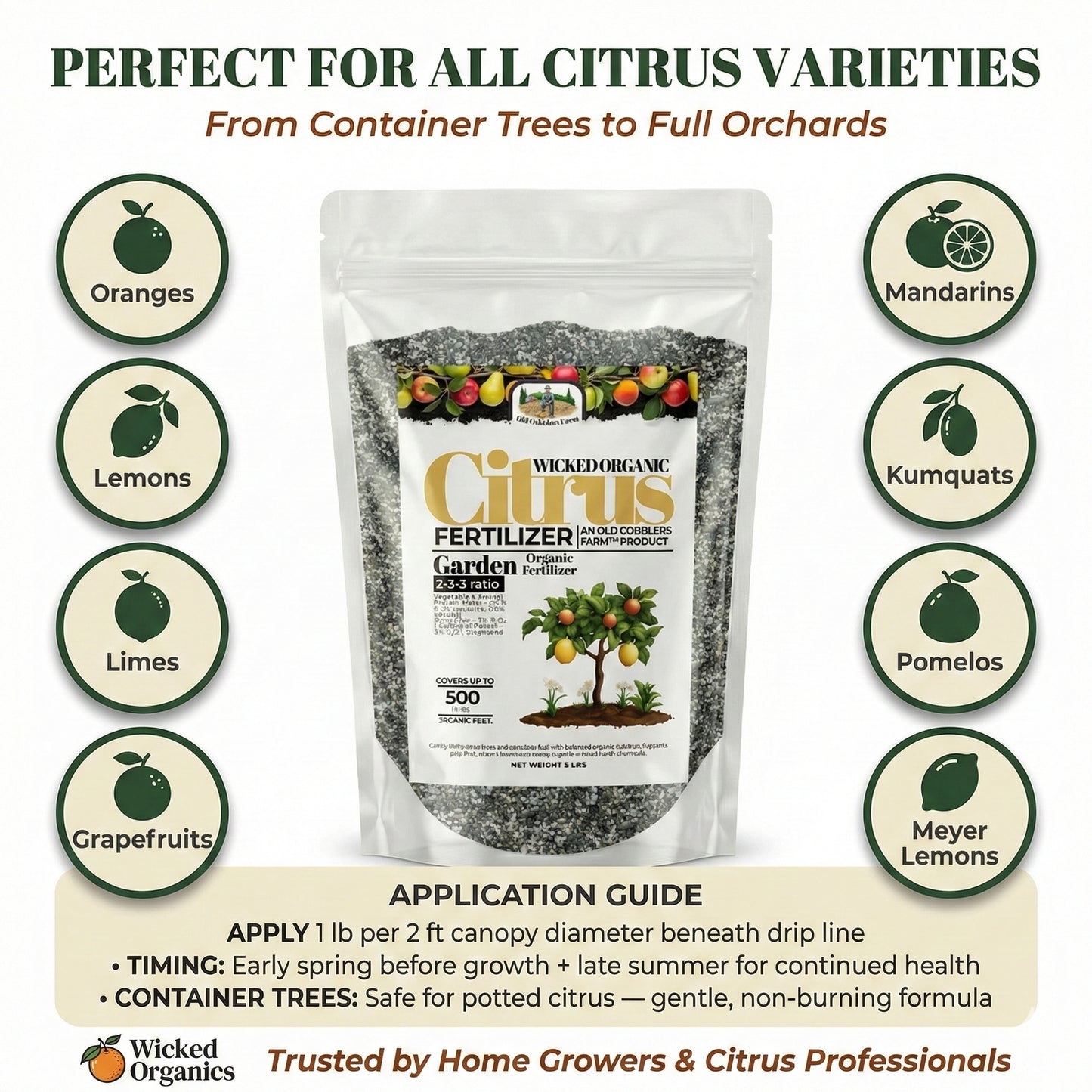 Wicked Organic Citrus Fertilizer