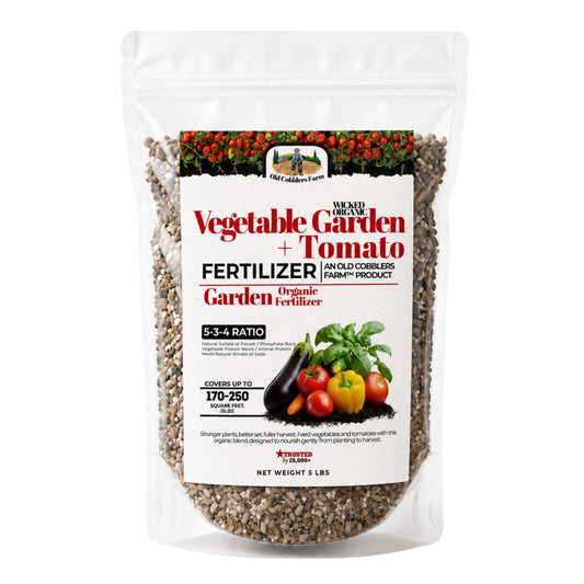 Wicked Organics Garden and Tomato Fertilizer - Old Cobblers Farm