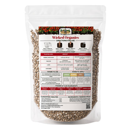 Wicked Organics Garden and Tomato Fertilizer