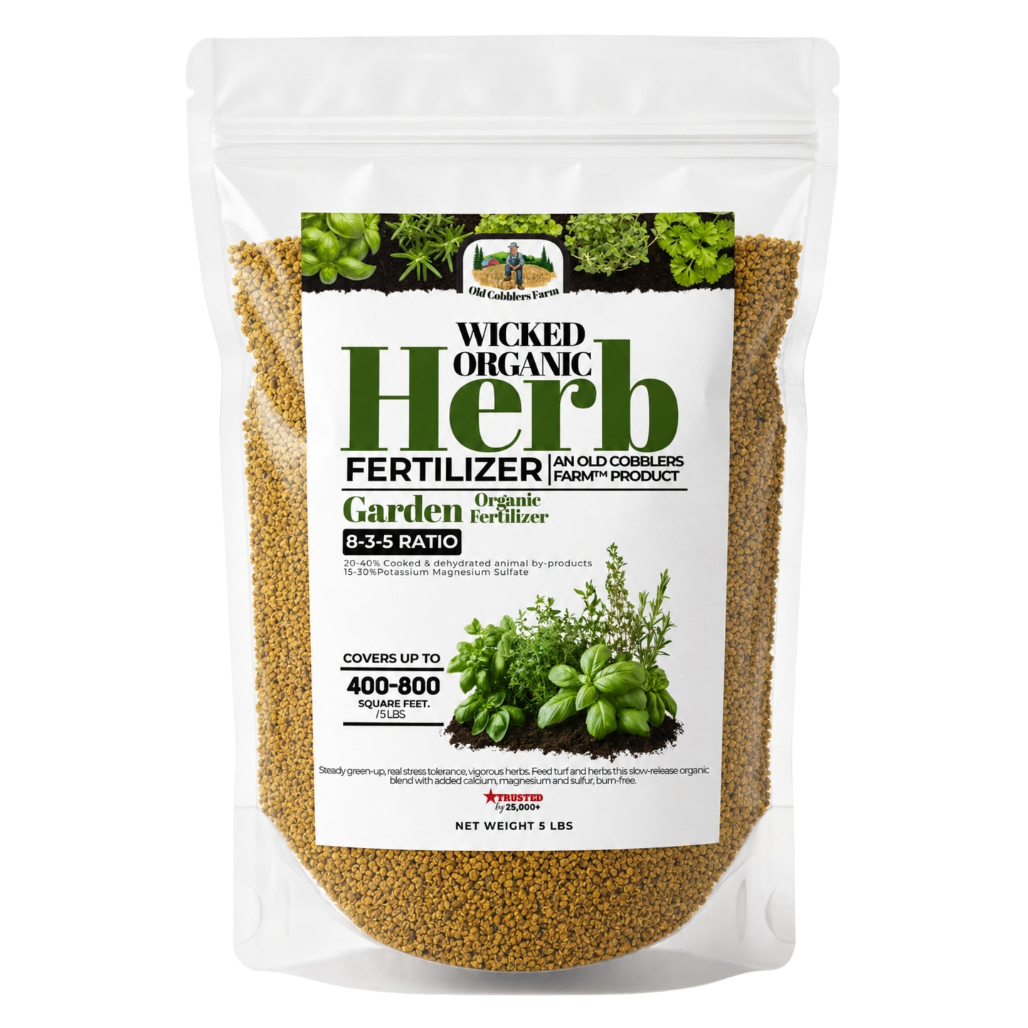 Wicked Organics Herb Fertilizer - Old Cobblers Farm