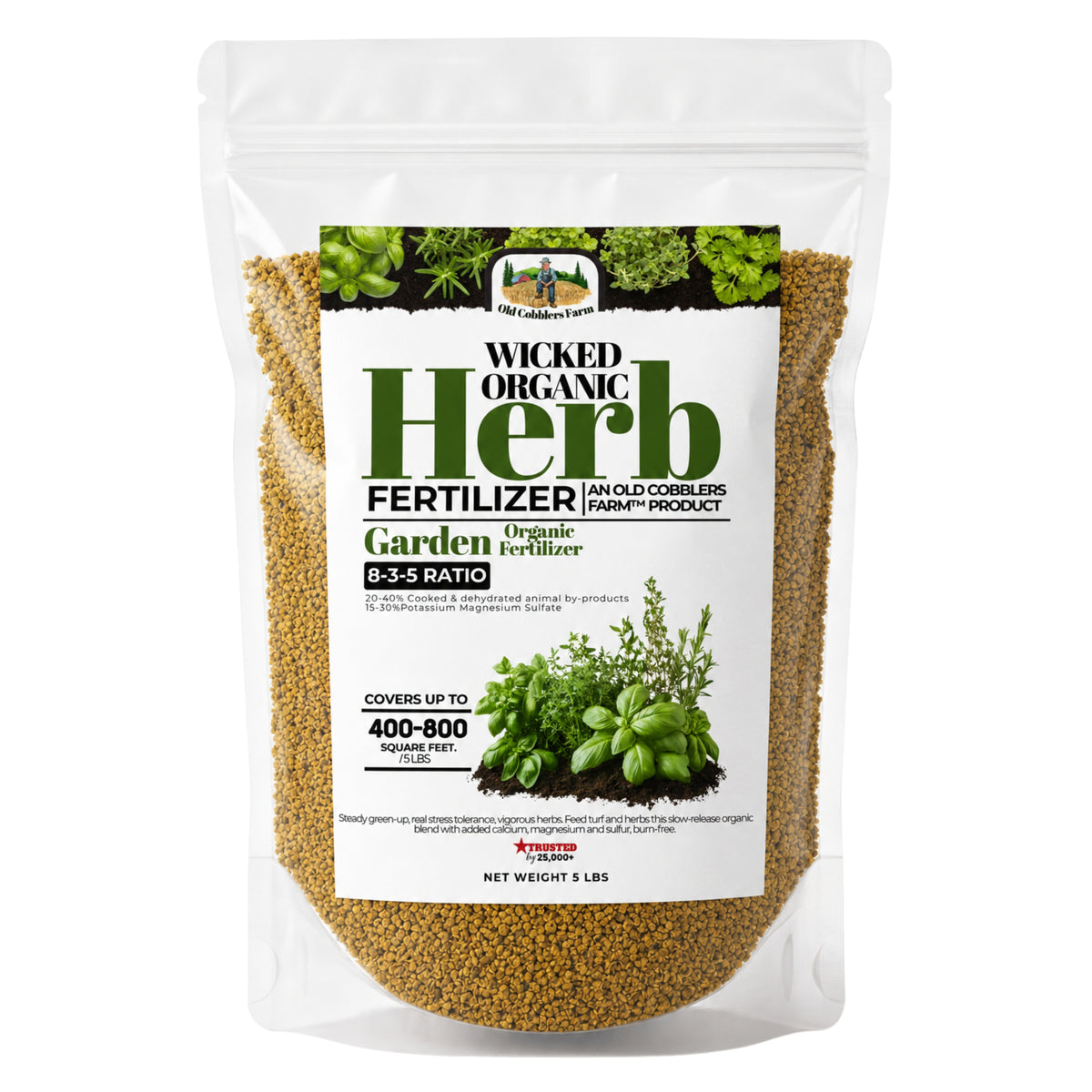 Wicked Organics Herb Fertilizer - Old Cobblers Farm
