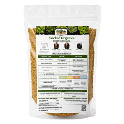Wicked Organics Herb Fertilizer
