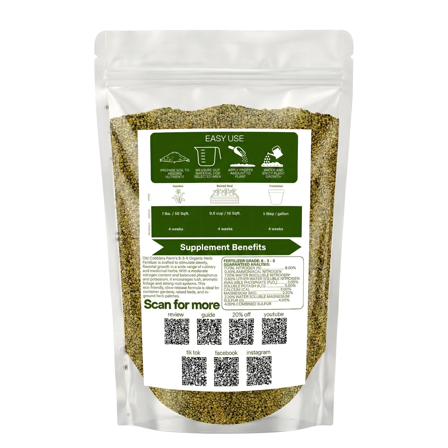 Wicked Organics Herb Fertilizer