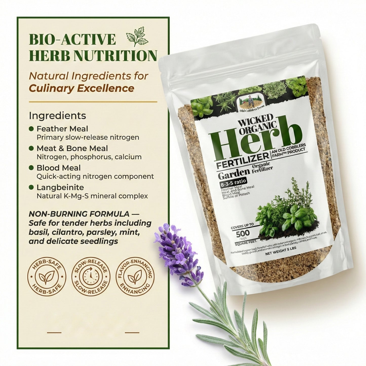 Wicked Organics Herb Fertilizer