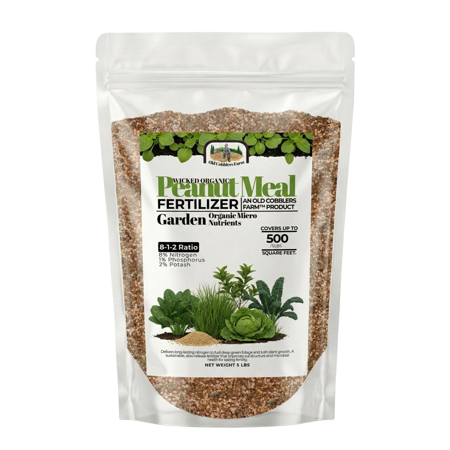 Wicked Organics Peanut Meal (Org.) 8-1-2 Fertilizer