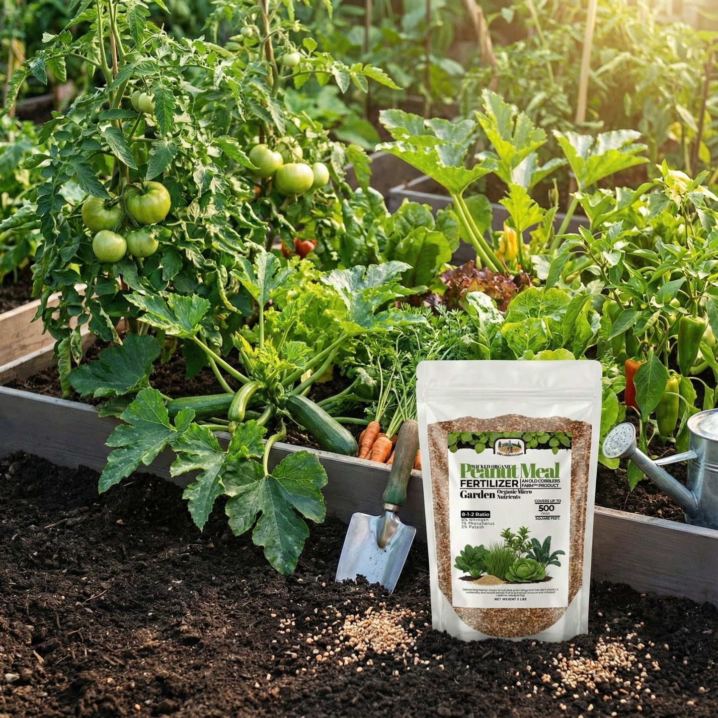 Wicked Organics Peanut Meal (Org.) 8-1-2 Fertilizer