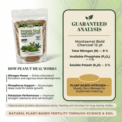 Wicked Organics Peanut Meal (Org.) 8-1-2 Fertilizer