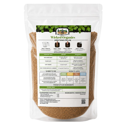 Wicked Organics Peanut Meal (Org.) 8-1-2 Fertilizer