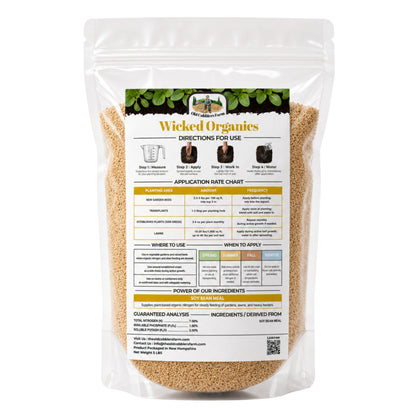 Wicked Organics Soy Bean Meal Fertilizer