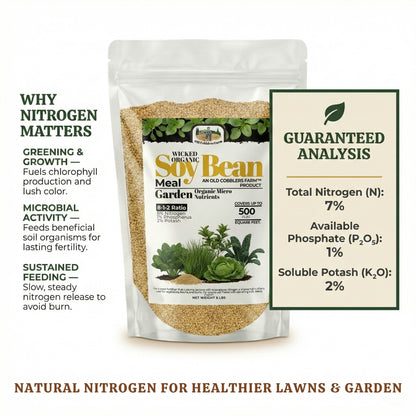 Wicked Organics Soy Bean Meal Fertilizer