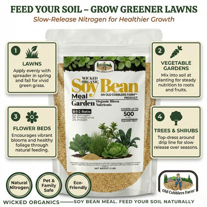 Wicked Organics Soy Bean Meal Fertilizer