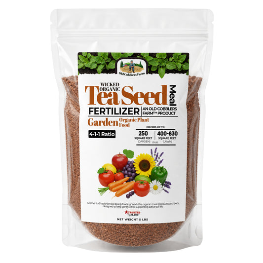 Wicked Organics Tea Seed Meal Fertilizer - Old Cobblers Farm