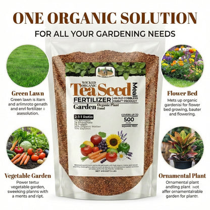 Wicked Organics Tea Seed Meal Fertilizer