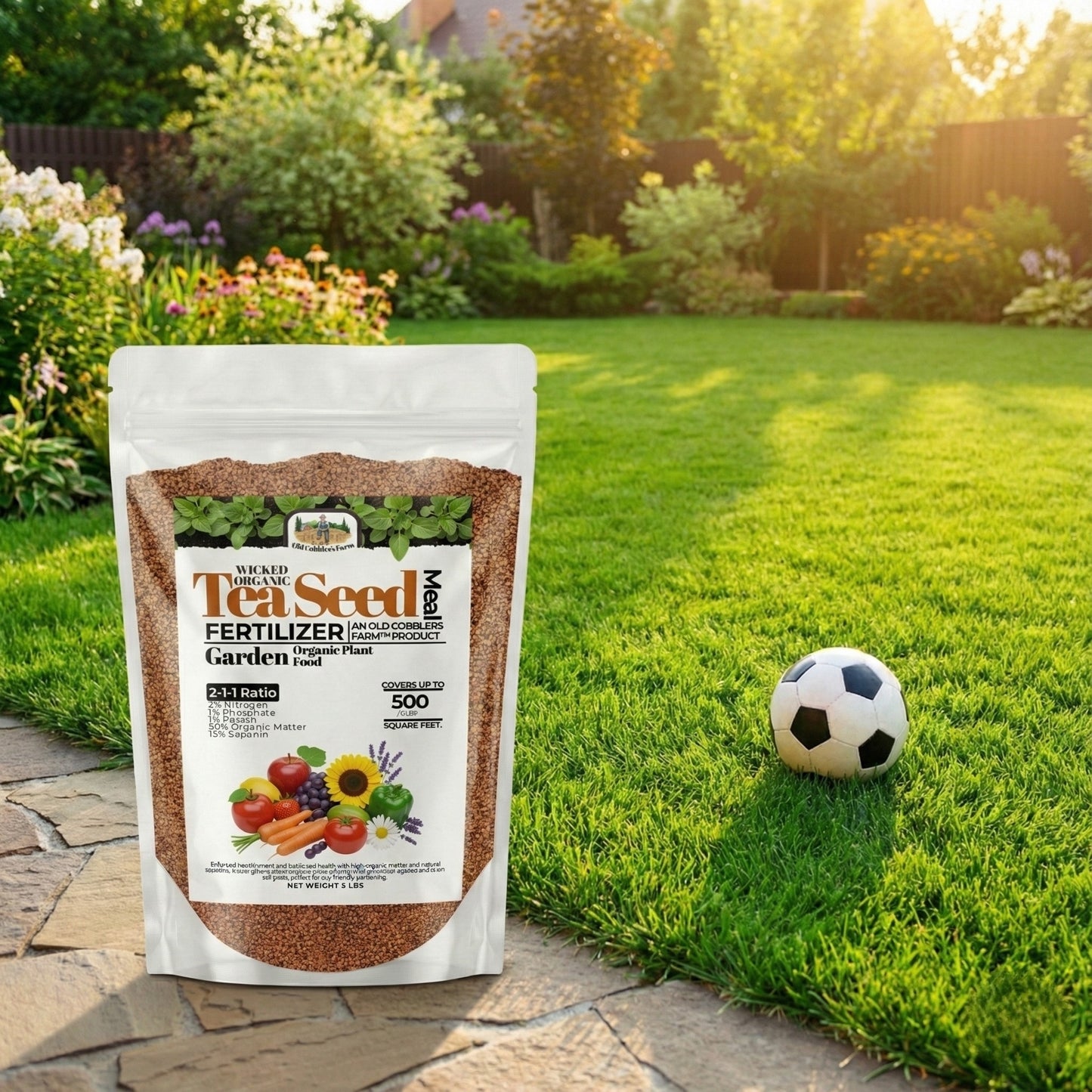 Wicked Organics Tea Seed Meal Fertilizer