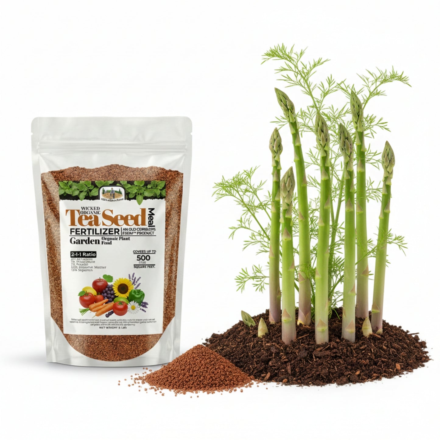 Wicked Organics Tea Seed Meal Fertilizer