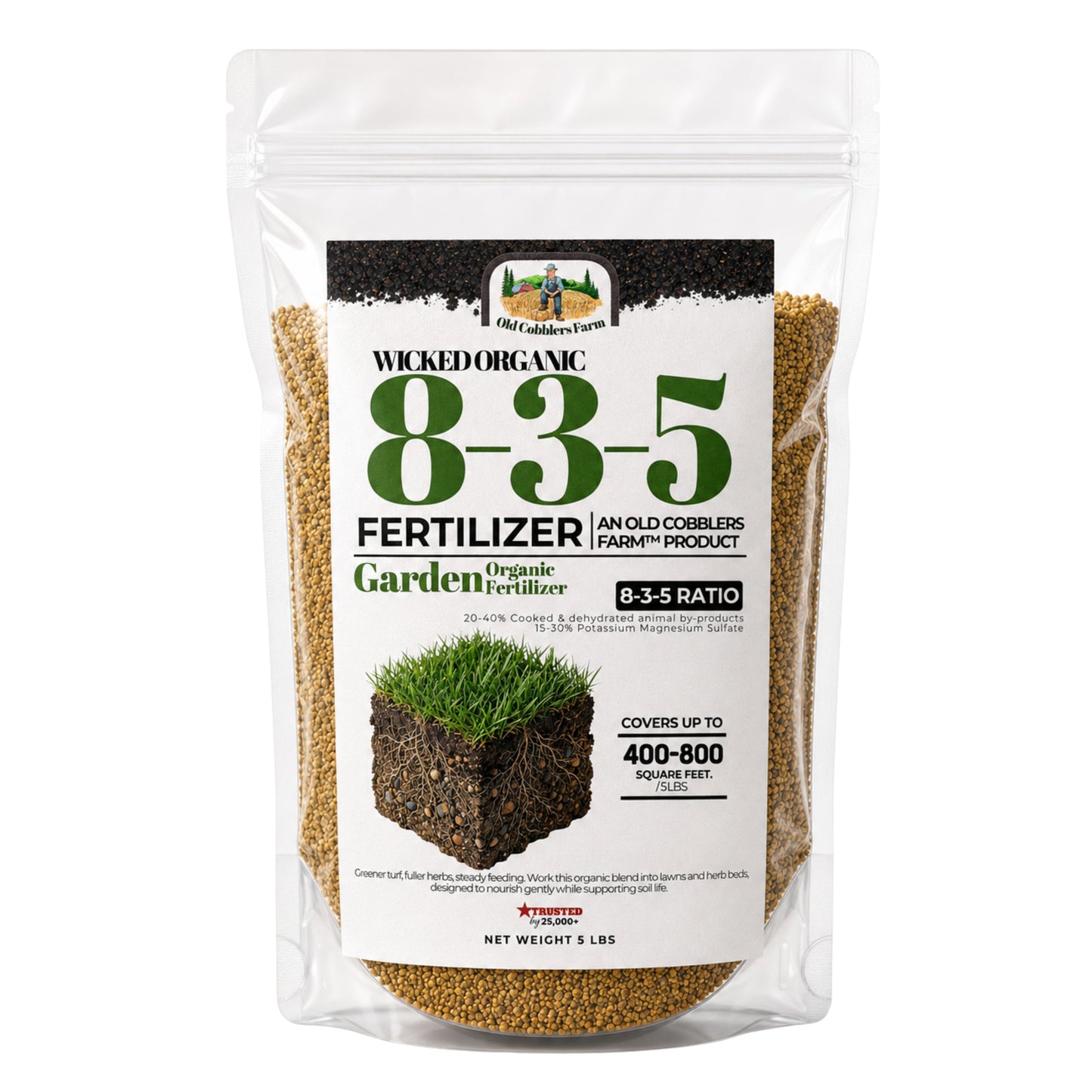 Wicked Organics 8-3-5 Fertilizer - Old Cobblers Farm