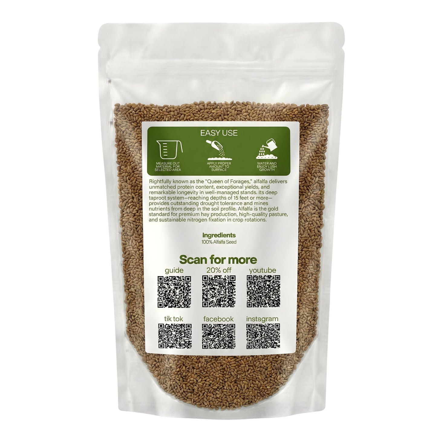 Wicked Tuff Turf Alfalfa Seed