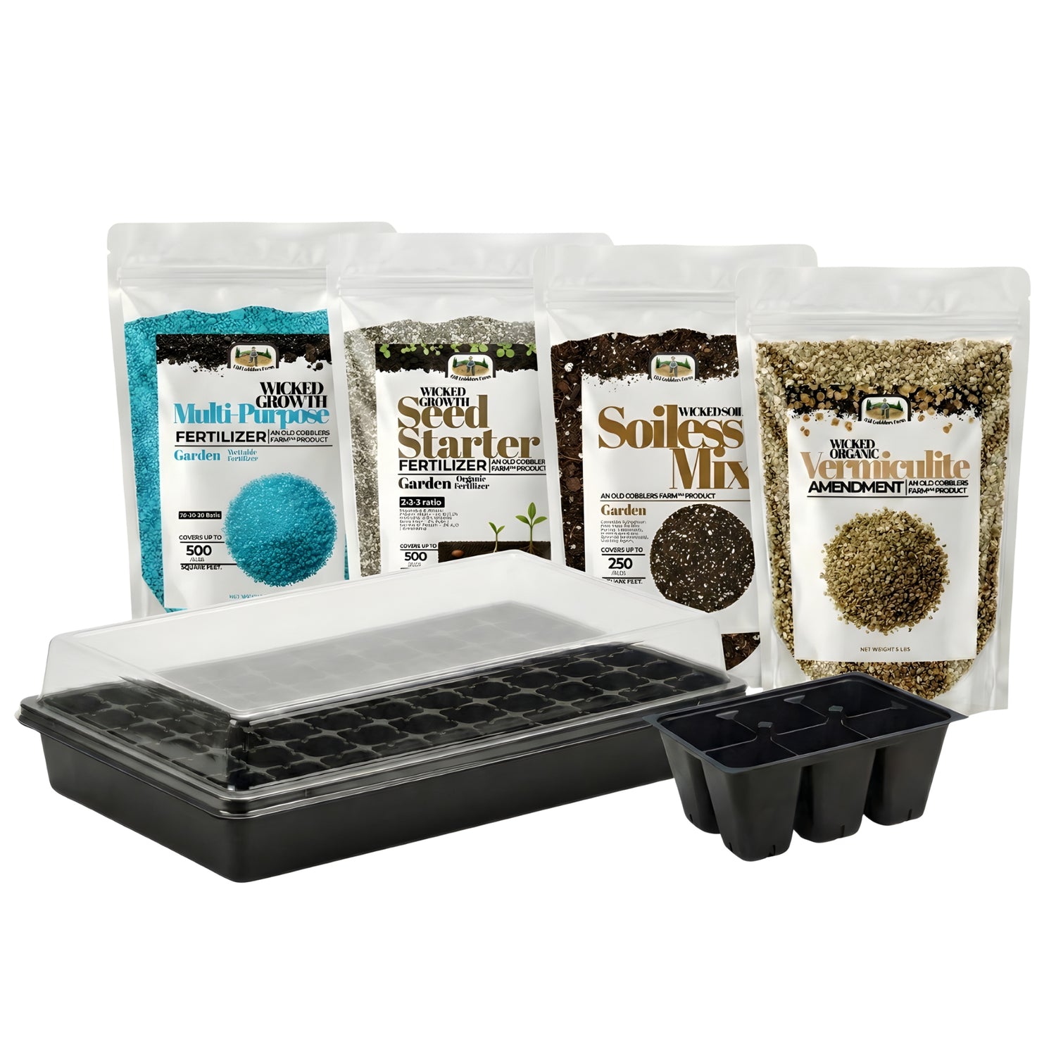 Wicked Kits Ultimate Seed Starting Kit - Old Cobblers Farm