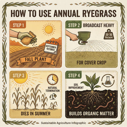 Wicked Tuff Turf Annual Ryegrass Seed