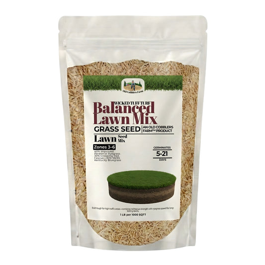 Wicked Tuff Turf Balanced Lawn Mix Seed - Green Mountain Special